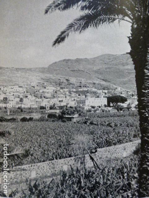 Coleccionismo: AGAETE GRAN CANARIA ANTIGUA LAMINA HUECOGRABADO