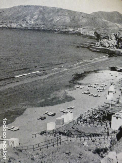 Coleccionismo: PLAYA DE PATALAVACA GRAN CANARIA ANTIGUA LAMINA HUECOGRABADO