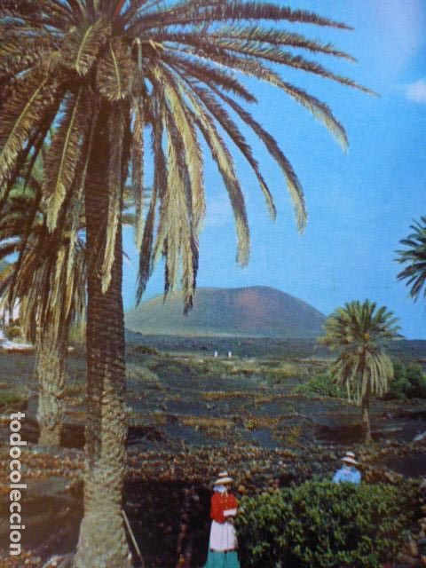 Coleccionismo: LA GERIA LANZAROTE ANTIGUA LAMINA HUECOGRABADO