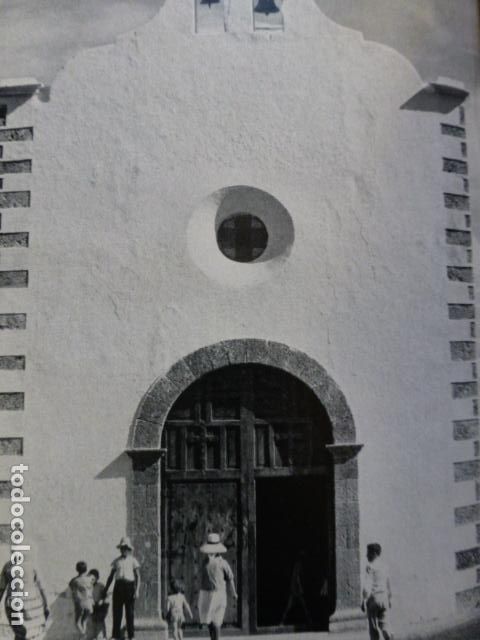 Collezionismo: VIRGEN DE LOS VOLCANES LANZAROTE ANTIGUA LAMINA HUECOGRABADO
