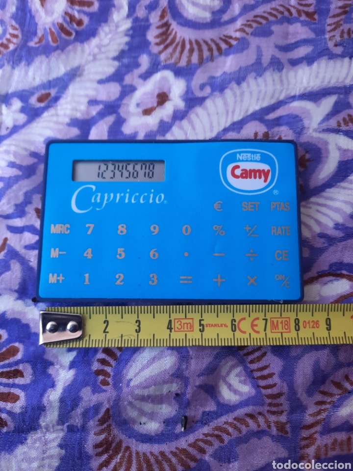 Coleccionismo: Calculadora publicidad de Camy. - Foto 2