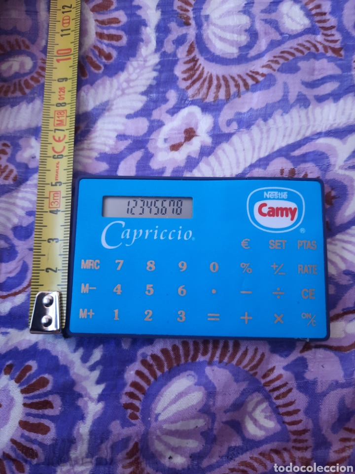 Coleccionismo: Calculadora publicidad de Camy. - Foto 3