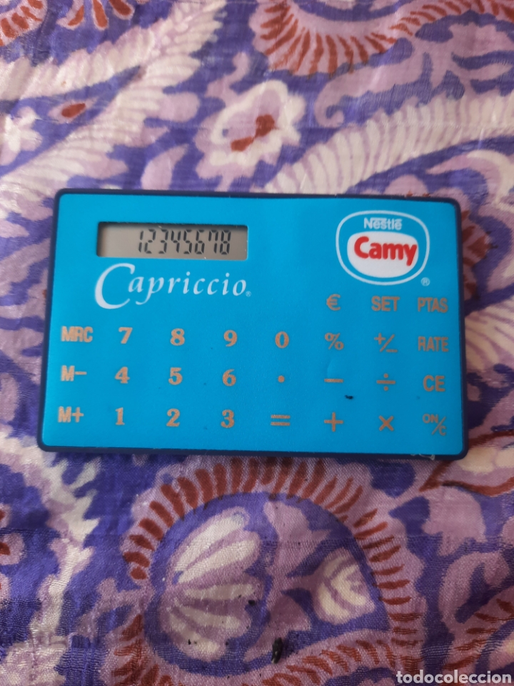 Coleccionismo: Calculadora publicidad de Camy.
