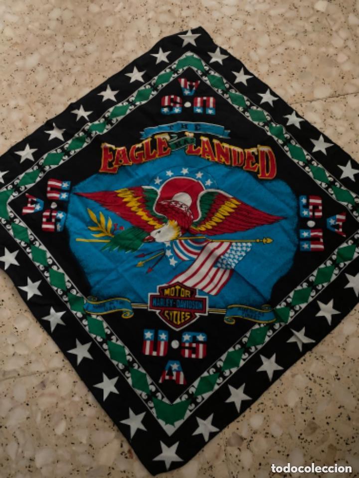 Coleccionismo: PA&Ntilde;UELO HARLEY DAVIDSON EAGLE LANDED - Foto 1