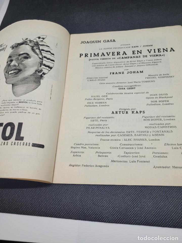 Coleccionismo: Programa de teatro de LOS VIENESES - Foto 14