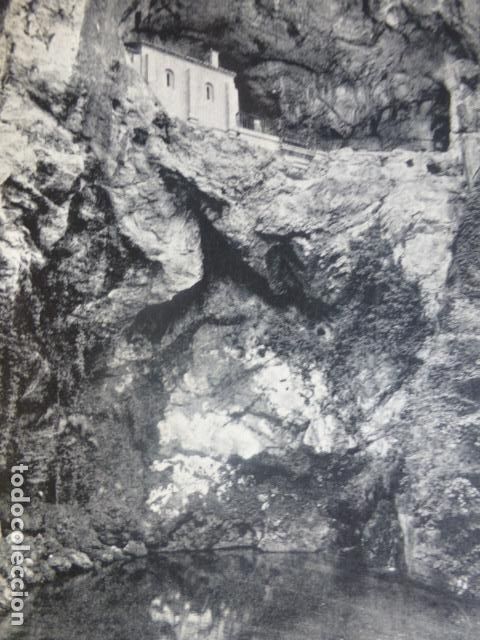 Colecionismo: COVADONGA ASTURIAS ANTIGUA LAMINA HUECOGRABADO