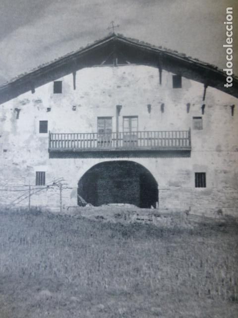 Coleccionismo: LARRABEZUA VIZCAYA ANTIGUA LAMINA HUECOGRABADO