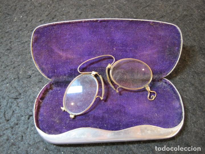 Collecting: GAFAS ANTIGUAS EN CAJA METALICA-VER FOTOS-(K-7295)