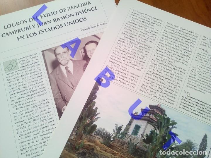 Coleccionismo: ZENOBIA CAMPRUBI Y JUAN RAMON JIMENEZ EN LOS ESTADOS UNIDOS GRACIELA PALAU DE NEMES 2 HOJAS H46