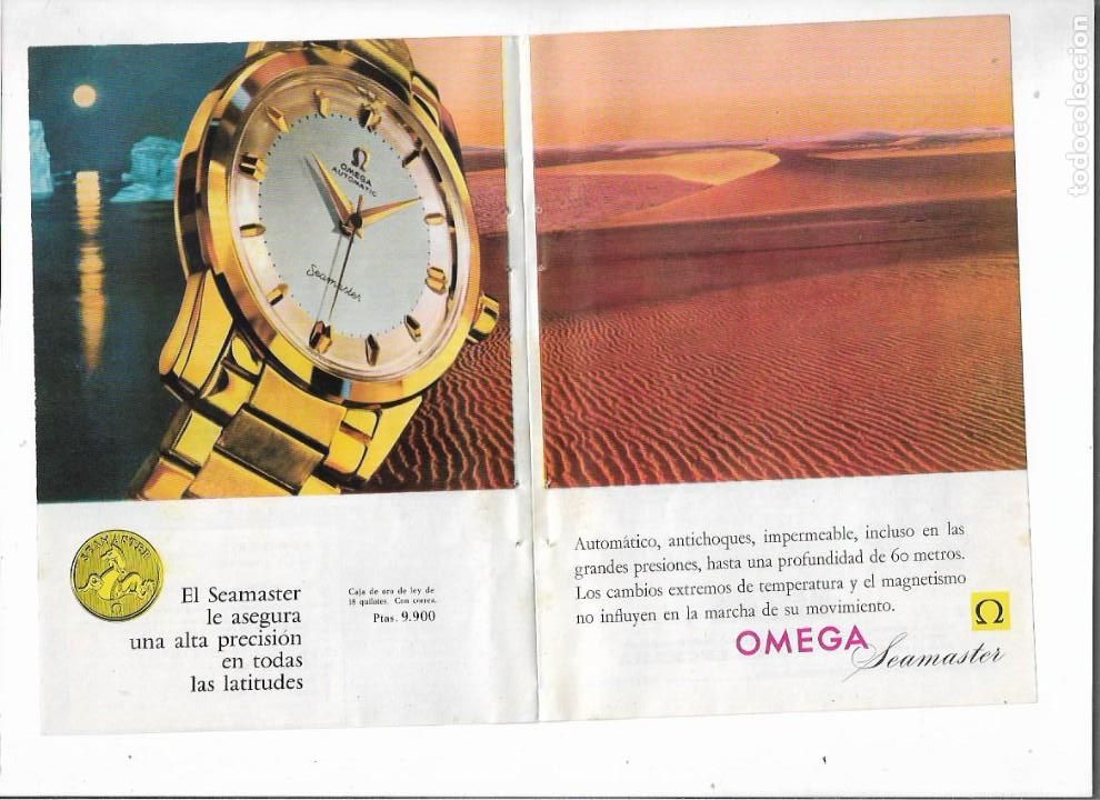 Colecionismo: A&Ntilde;O 1958 RECORTE PRENSA PUBLICIDAD RELOJ OMEGA SEAMASTER