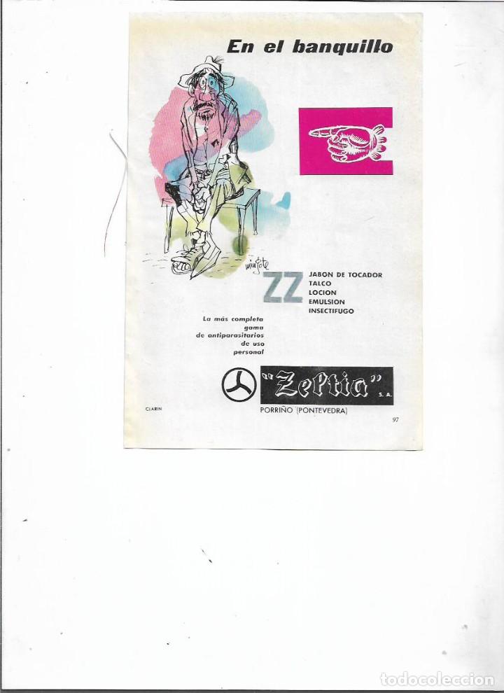 Sammelleidenschaft Papier: A&Ntilde;O 1958 PUBLICIDAD ZZ JABON TOCADOR TALCO LOCION ZEPTIA PORRI&Ntilde;O PONTEVEDRA ANTIPARASITOS PERSONAL