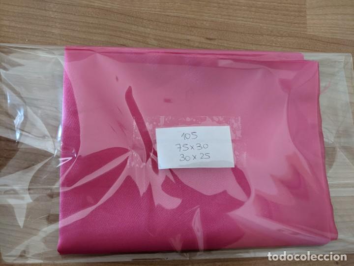 Sammeln: 2 RETALES TELA DISFRAZ FUCSIA (75 X 30) + (30 X 25)