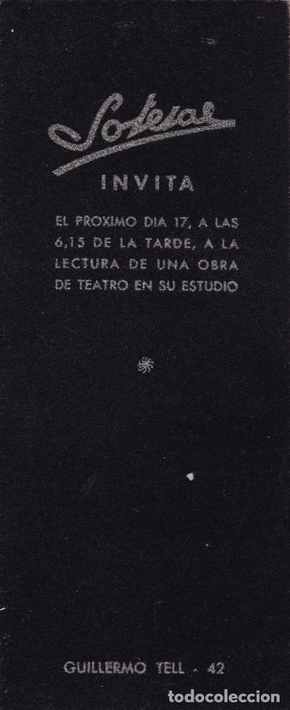 Coleccionismo: Soteras lectura obra de teatro en su estudio El Malentendido de Albert Camus Barcelona 1957