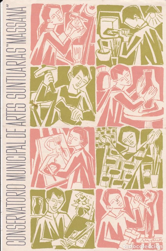 Collecting paper: Conservatorio municipal de artes Suntuarias Massana Barcelona creado en 1929