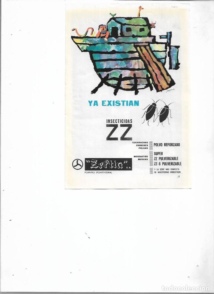Collecting paper: A&Ntilde;O 1959 RECORTE PRENSA PUBLICIDAD ZZ INSECTICIDA ZEPTIA PORRI&Ntilde;O PONTEVEDRA