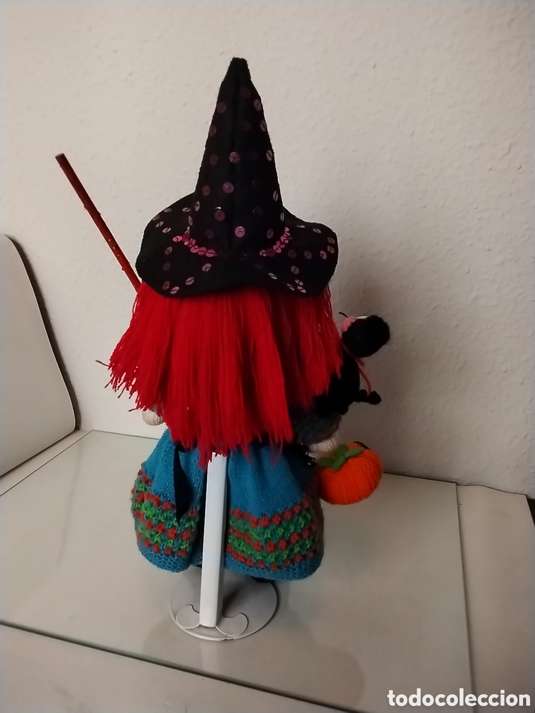 Coleccionismo: mu&ntilde;eca Bruja de lana - Foto 8