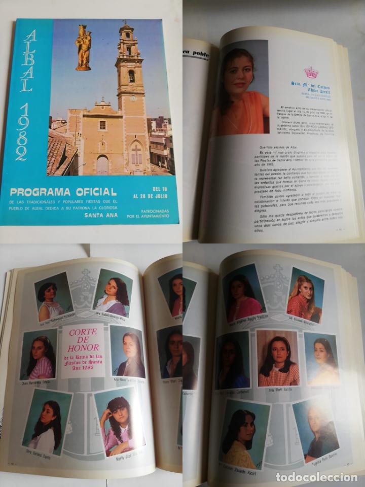 Collezionismo: ANTIGUO PROGRAMA OFICIAL DE FIESTAS SANTA ANA ALBAL 1982