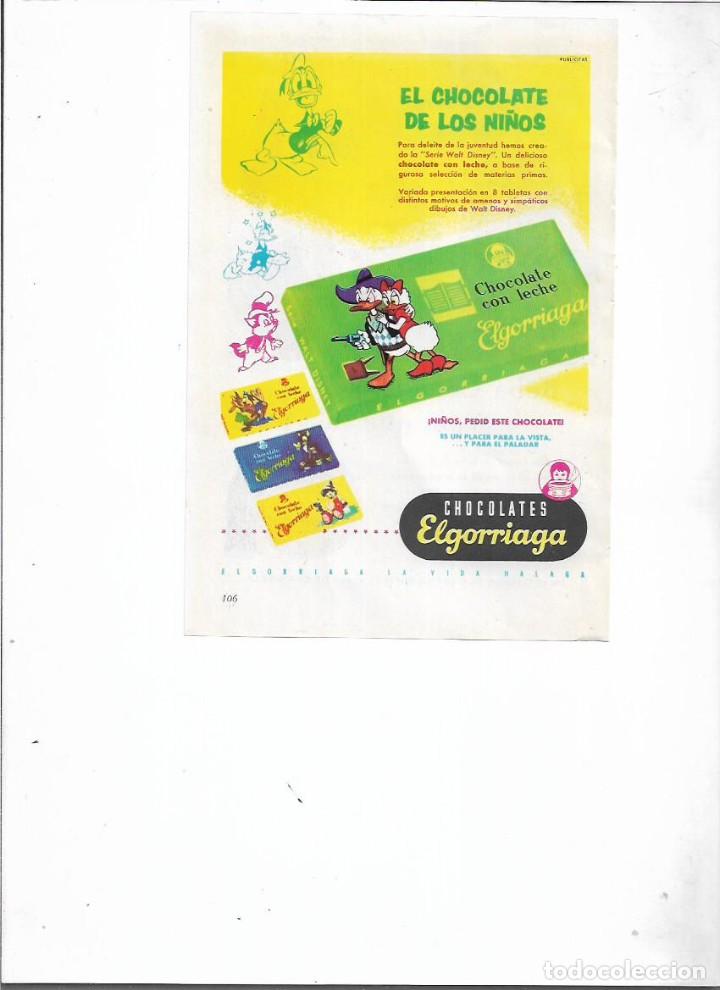 Coleccionismo: A&Ntilde;O 1957 RECORTE PRENSA PUBLICIDAD ELGORRIAGA CHOCOLATE 4 CREACIONES 4 TIPOS DISTINTOS TABLETAS