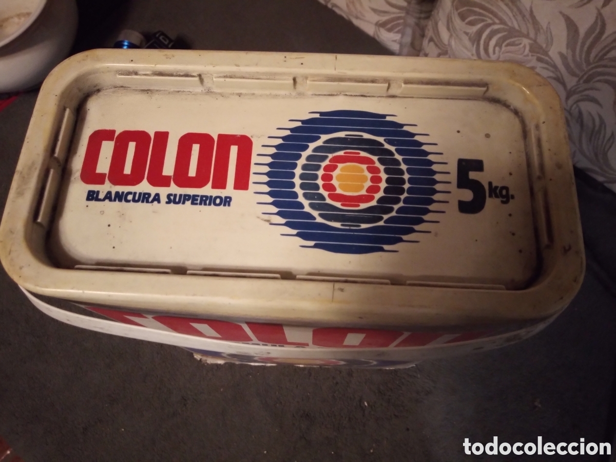 Coleccionismo: Tambor detergente COLON antiguo - Foto 3