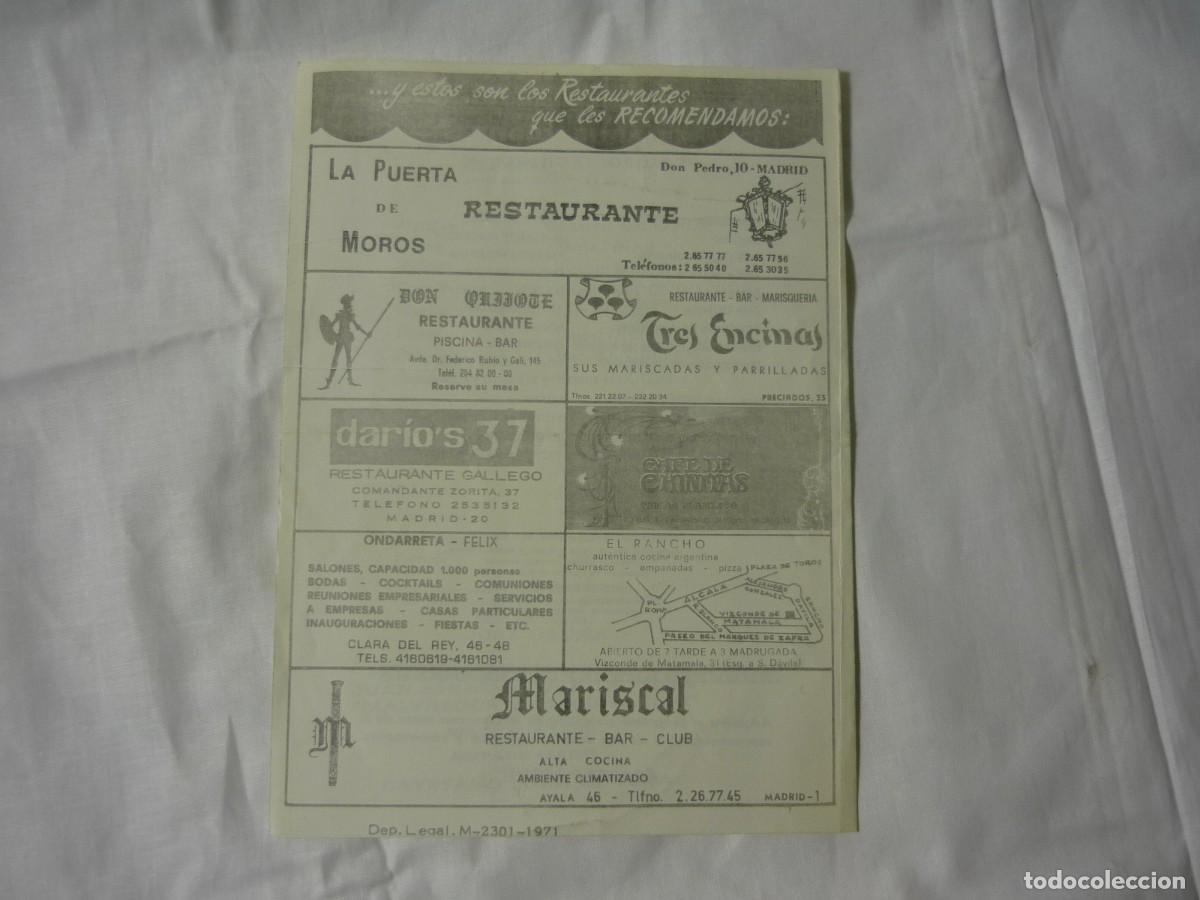 Coleccionismo: Programa Teatro Lara Roc&iacute;o Jurado, Cancionera 1971 - Foto 2