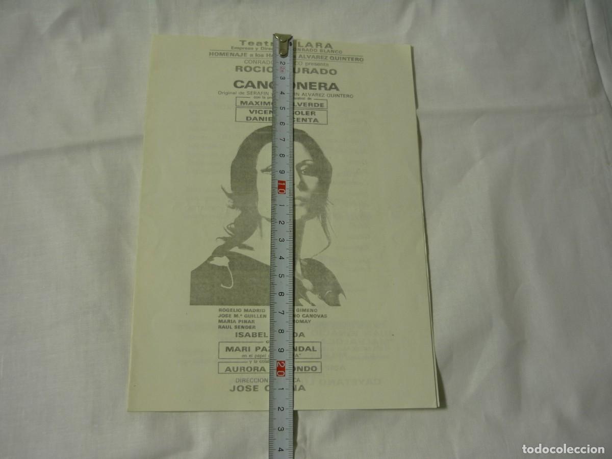 Coleccionismo: Programa Teatro Lara Roc&iacute;o Jurado, Cancionera 1971 - Foto 3