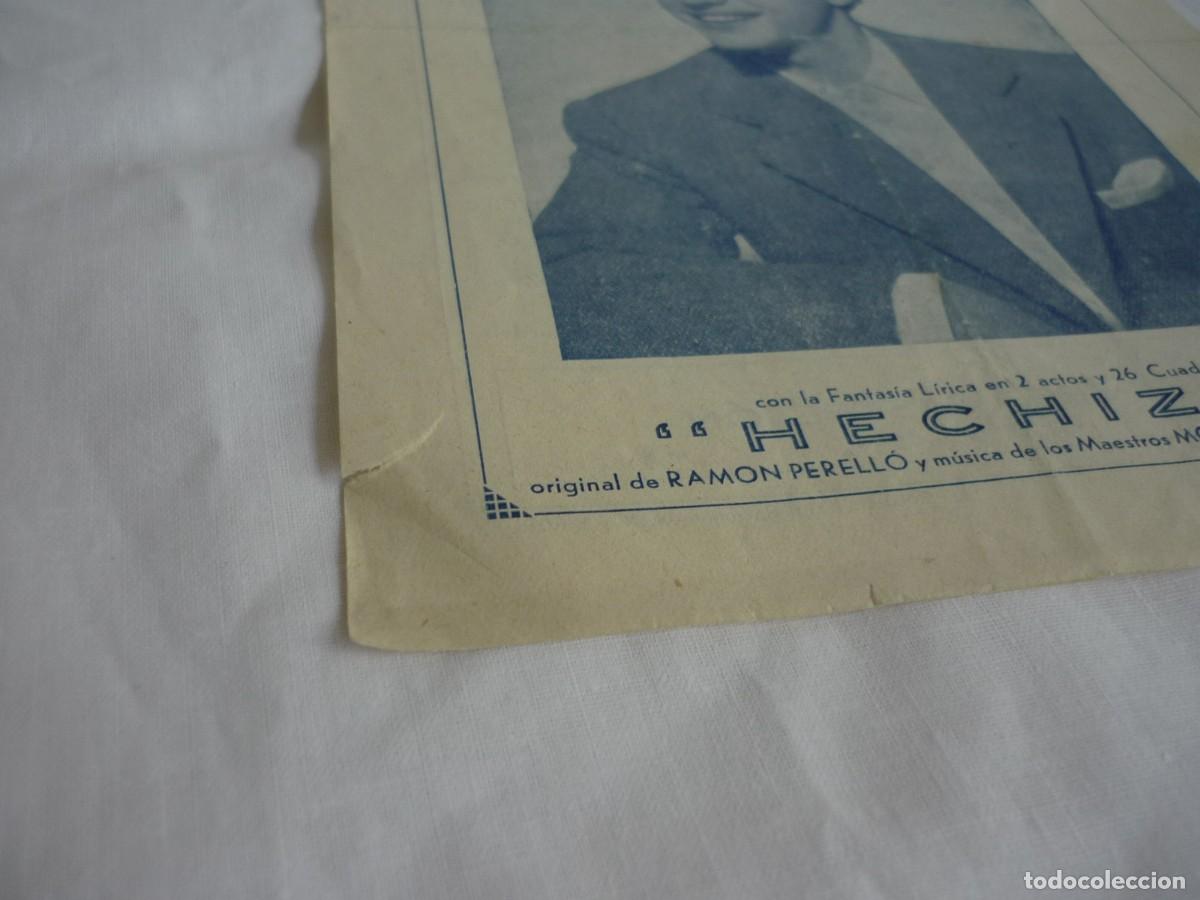 Coleccionismo: Programa Teatro Calder&oacute;n Antonio Molina Hechizo - Foto 3