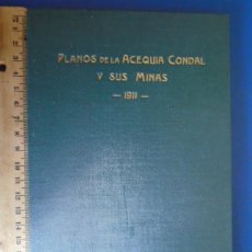 Coleccionismo: (RE-221000)PLANOS DE LA ACEQUIA CONDAL Y SUS MINAS AÑO 1911. Lote 365875041