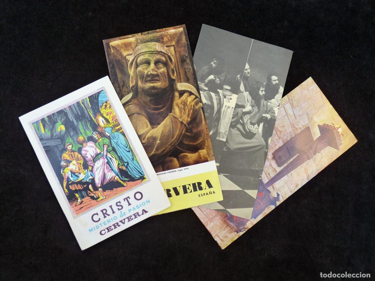 Coleccionismo: LOTE DRAMA SACRO CRISTO MISTERIO DE PASI&Oacute;N, CERVERA (L&Eacute;RIDA), A&Ntilde;OS 60. LLEIDA. GUI&Oacute;N FOLLETOS
