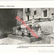 Coleccionismo: LÁMINA FOTOGRÁFICA, 1915, ORCERA, FUENTE PÚBLICA, 19X13 CM. Lote 366229476