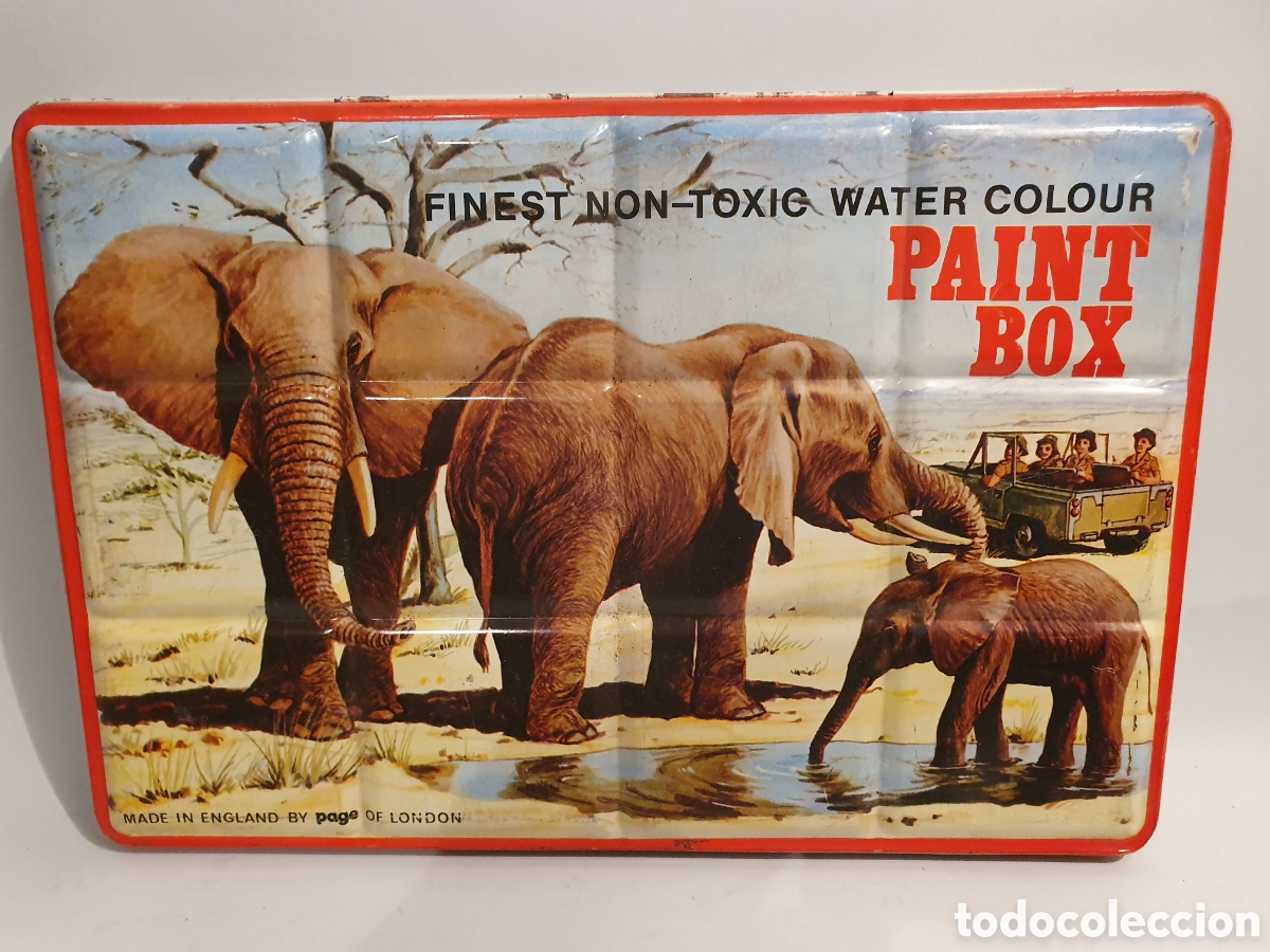 vintage paint box non toxic, made in England by page of London.