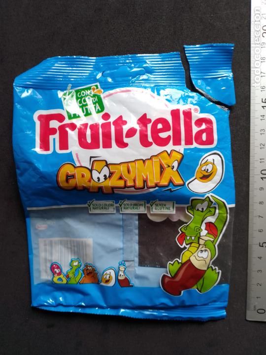 Coleccionismo: BOLSA FRUIT-TELLA CRAZY MIX - GOMINOLAS GUMMIES - ITALIA