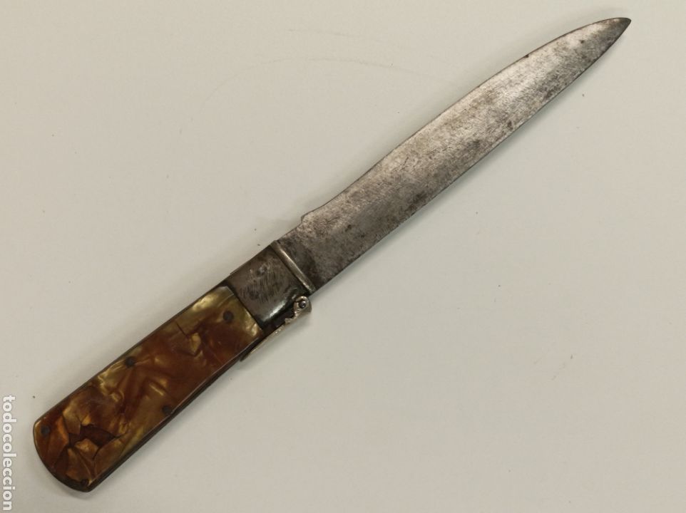 Coleccionismo: Antigua Navaja cuchillo - Foto 4