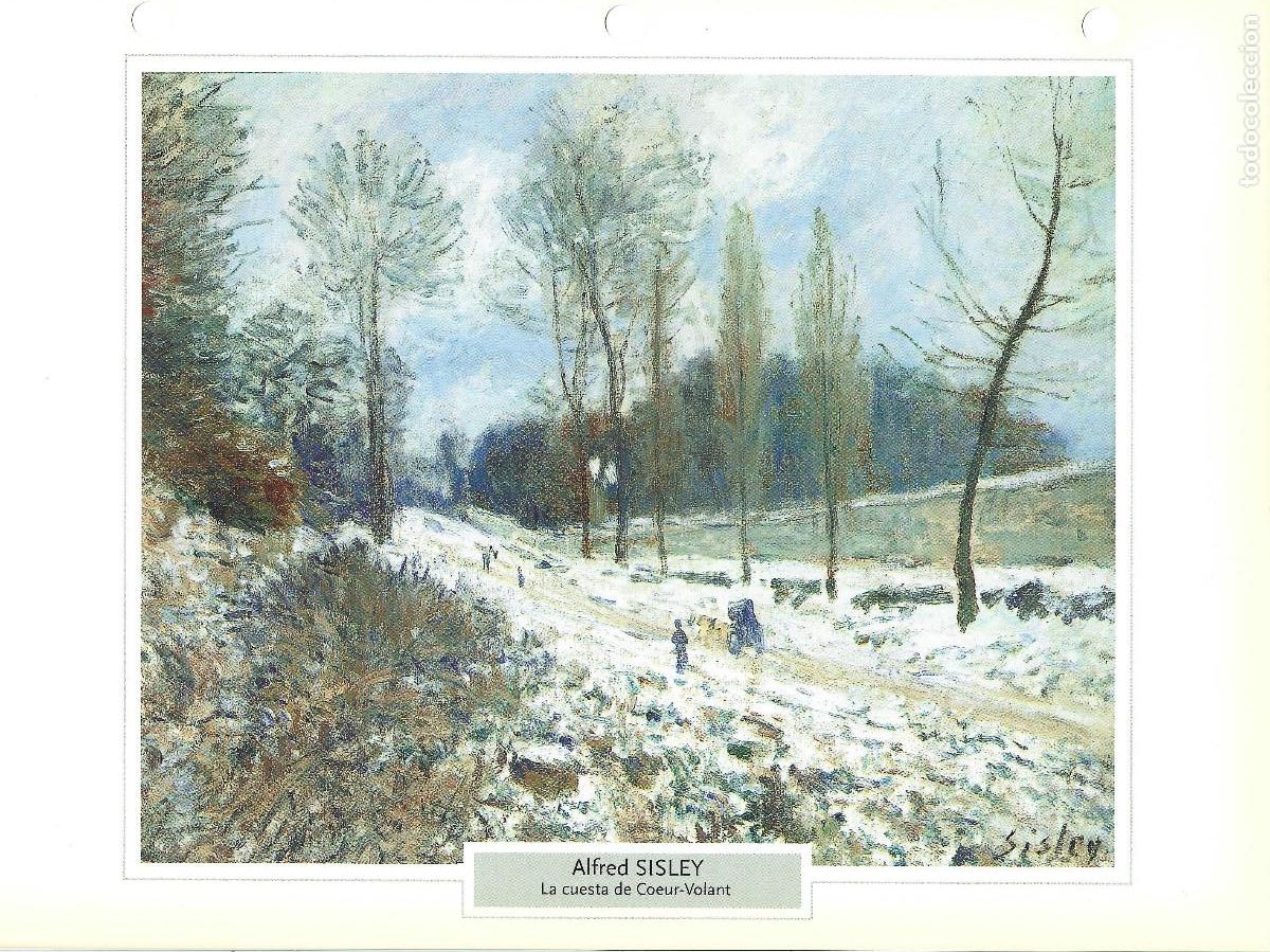Coleccionismo: ALFRED SISLEY LA CUESTA DE COEURT-VOLANT L&Aacute;MINA FICHA PLANETA DeAGOSTINI 2006
