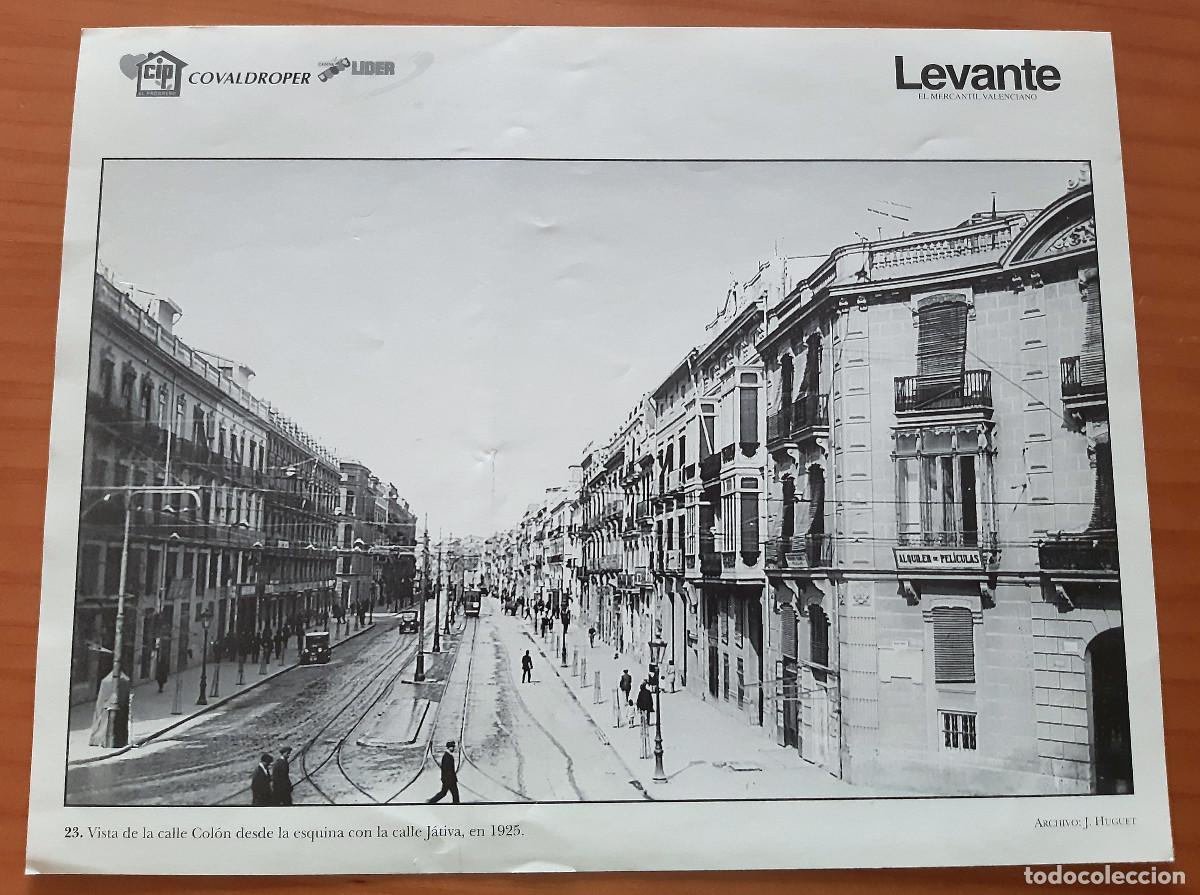 Coleccionismo: ESTAMPAS ANTIGUAS DE VALENCIA - L&Aacute;MINA 23. VISTA DE... - ARCHIVO J. HUGUET - PERFECTO ESTADO