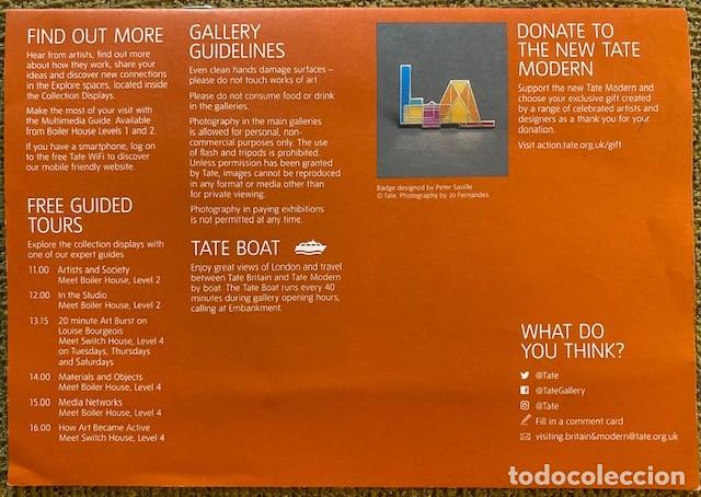 Coleccionismo: TATE MODERN - LONDON - VISIT GUIDE - Foto 2