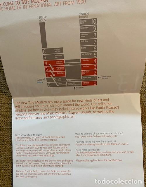 Coleccionismo: TATE MODERN - LONDON - VISIT GUIDE - Foto 3