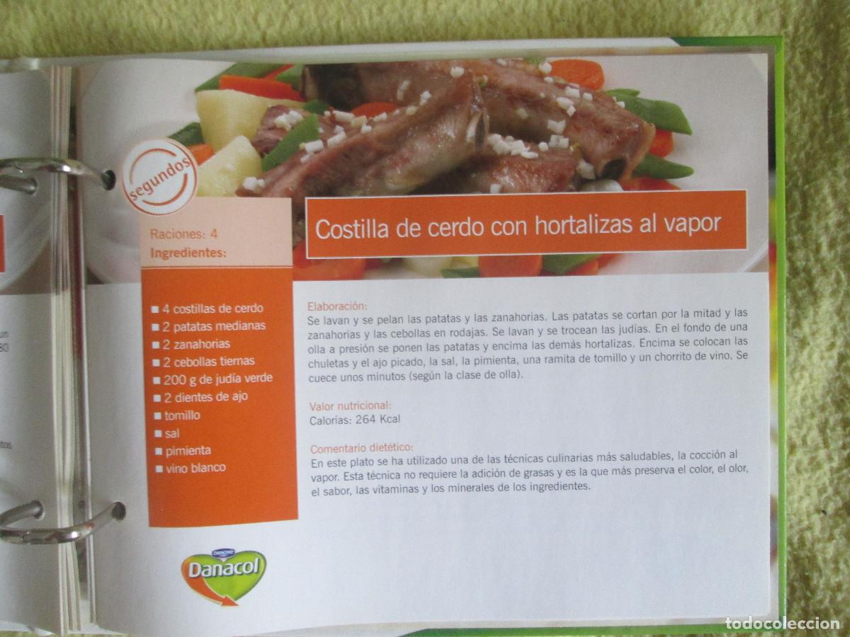 Coleccionismo: COCINA SANA - COSTILLAS DE CERDO CON HORTALIZAS AL VAPOR