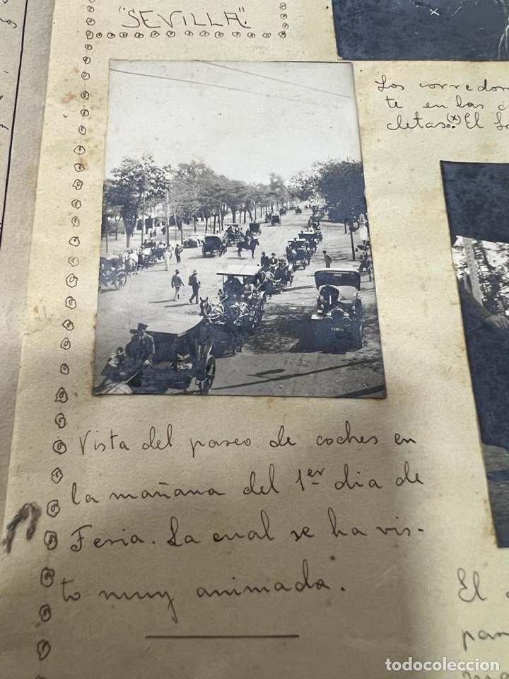 Coleccionismo: Magnifica composici&oacute;n de la feria de Sevilla 1916 - Foto 3
