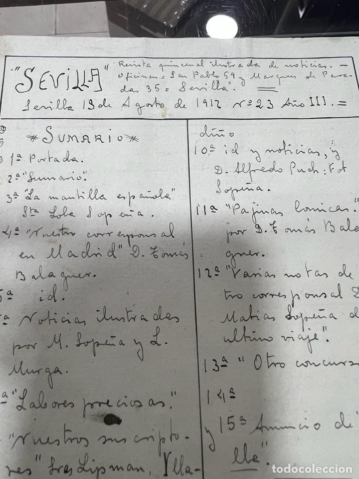 Coleccionismo: Magnifica composici&oacute;n de la feria de Sevilla 1916 - Foto 7