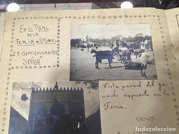 Coleccionismo: Magnifica composici&oacute;n de la feria de Sevilla 1916 - Foto 11