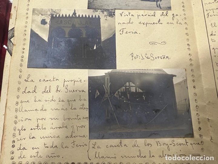 Coleccionismo: Magnifica composici&oacute;n de la feria de Sevilla 1916 - Foto 12