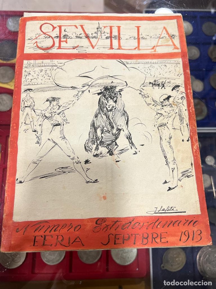 Coleccionismo: Magnifica composici&oacute;n de la feria de Sevilla 1916 - Foto 1