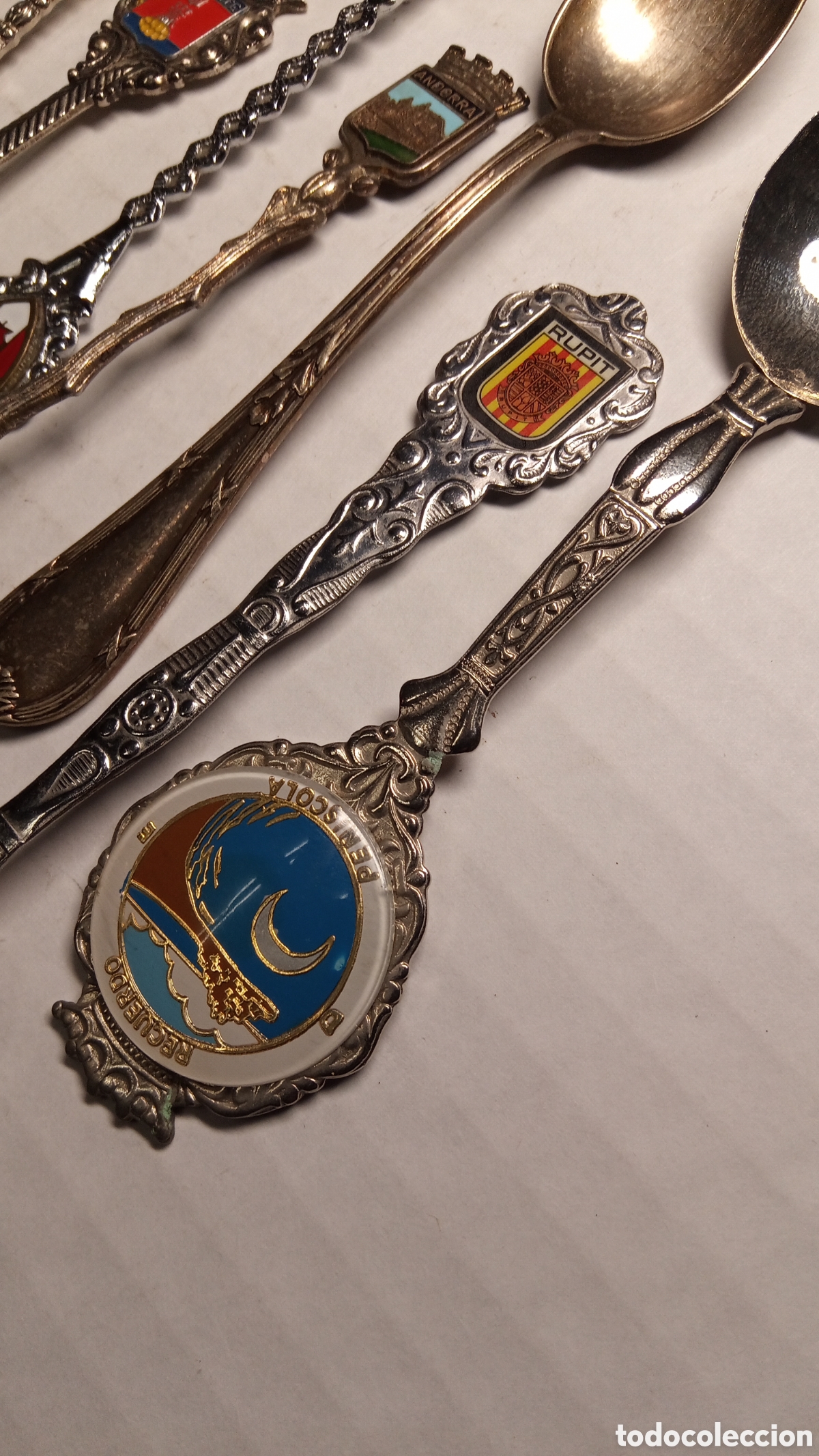 Coleccionismo: lote 9 cucharas de souvenir - Foto 4