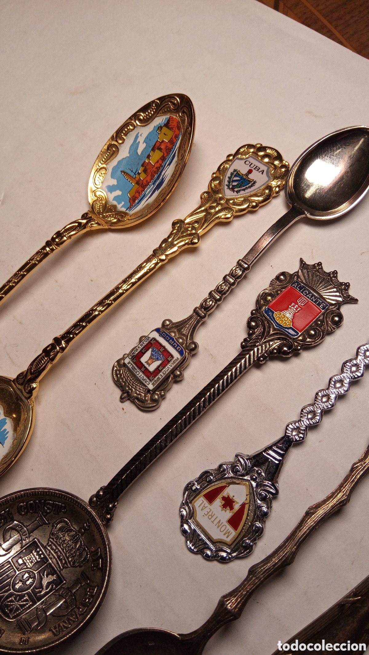 Coleccionismo: lote 9 cucharas de souvenir - Foto 7