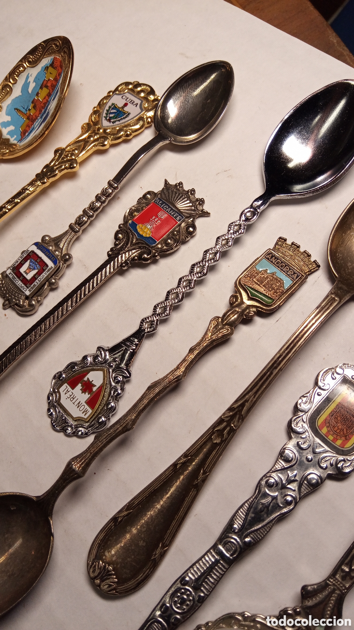 Coleccionismo: lote 9 cucharas de souvenir - Foto 8