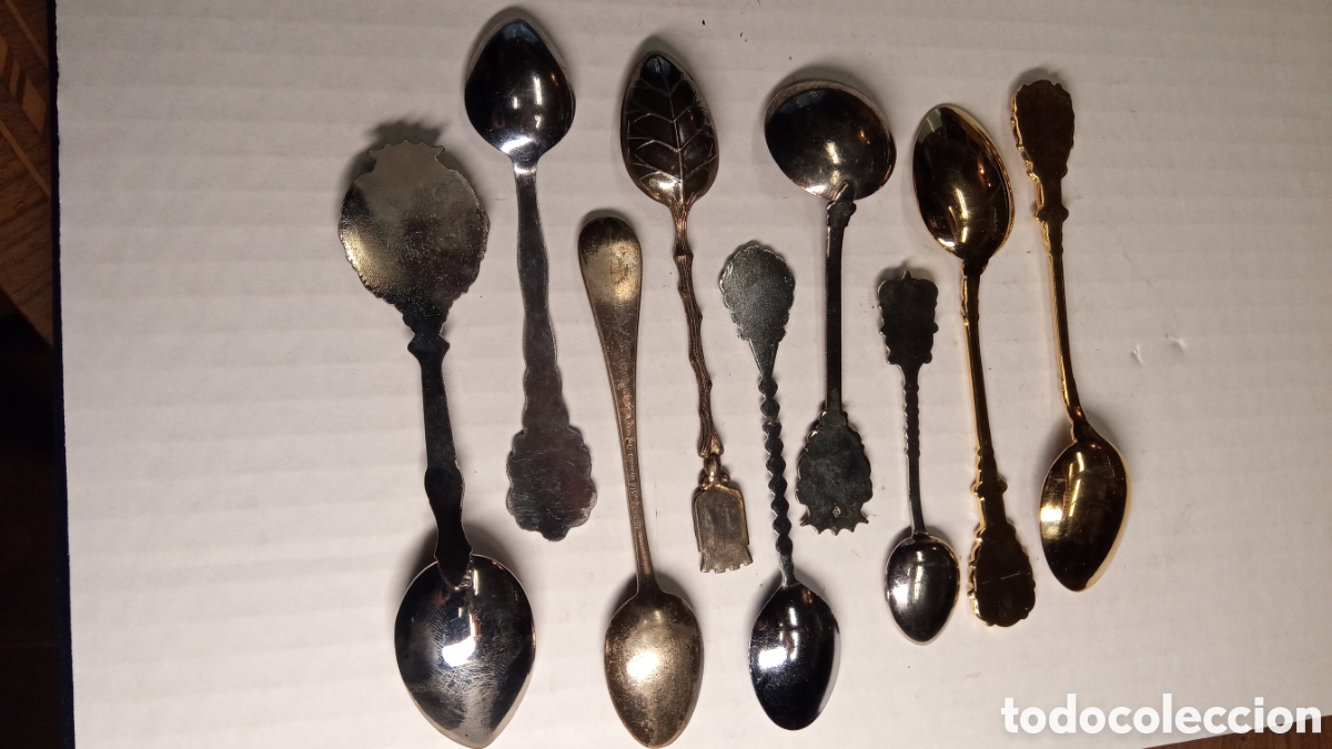 Coleccionismo: lote 9 cucharas de souvenir - Foto 9
