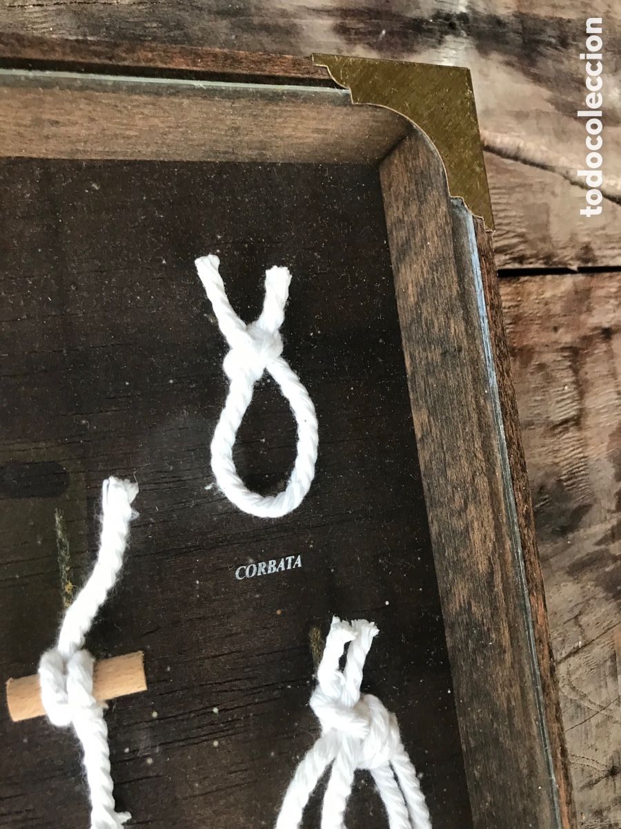 Coleccionismo: Antiguo Cuadro nudos marineros - Foto 3