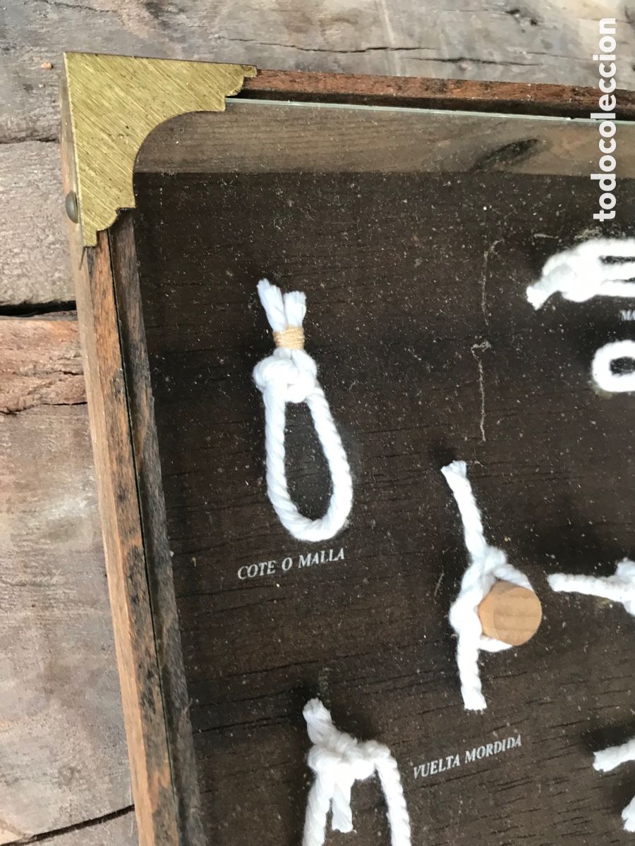 Coleccionismo: Antiguo Cuadro nudos marineros - Foto 4