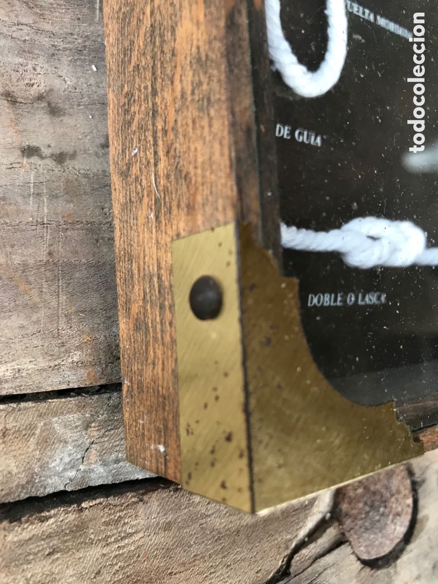Coleccionismo: Antiguo Cuadro nudos marineros - Foto 6