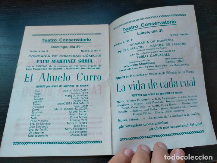 Coleccionismo: Antiguo programa de Fiesta Mayor ciudad de Manresa a&ntilde;o 1953 Programa Oficial - Foto 3